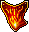 Fiery Rainbow Shield icon